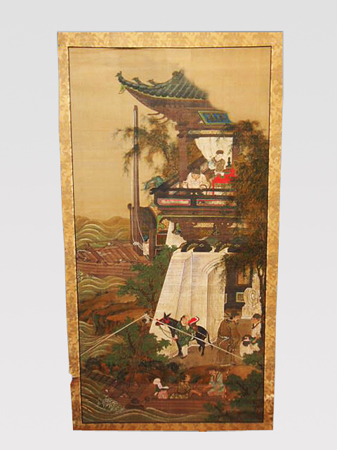 中国古画掛軸